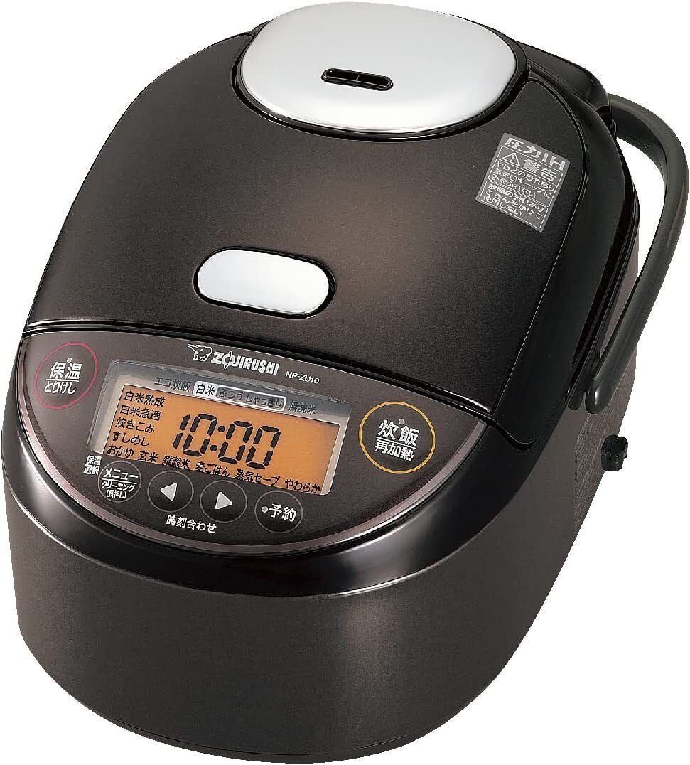 NP-ZU10-TD Zojirushi pressure IH rice cooker (5.5 go) dark brown