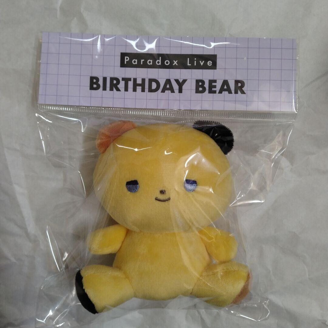 Paradox Live BIRTHDAY BEAR Buraikan Chisei Kuzuryu Plush 2024 Japan Limited