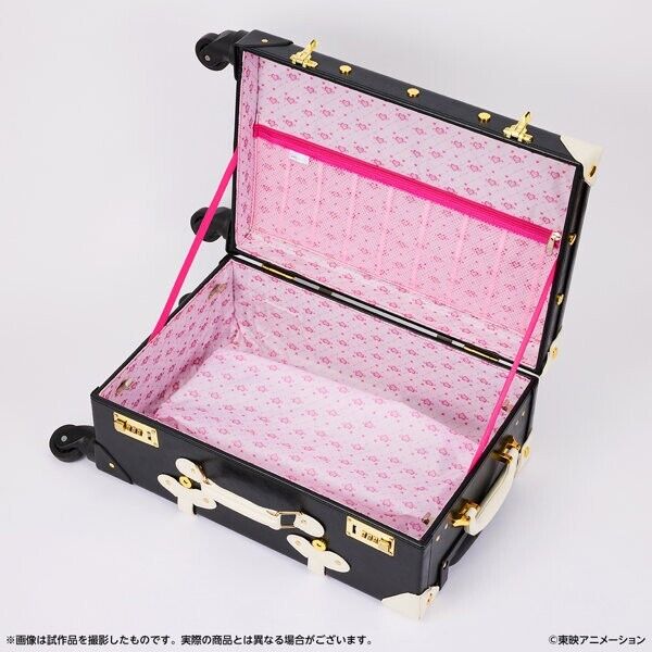 Futari wa Pretty Cure Precure Black Trolly Suitcase Travel Bag Japan Limited