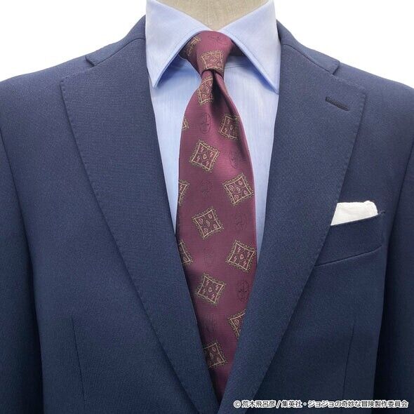 JoJo's Bizarre Adventure Pt.1 Phantom Blood Dio Brando Tie Necktie Wine Japan