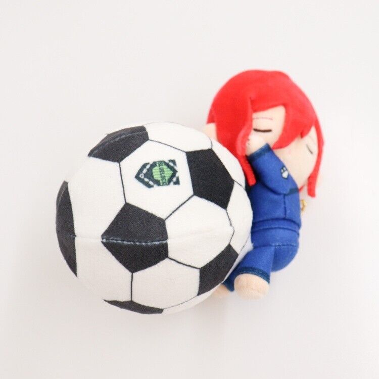 Blue Lock Hyoma Chigiri Soccer Ball Squeeze Mini Plush w/ Ballchain Japan LTD