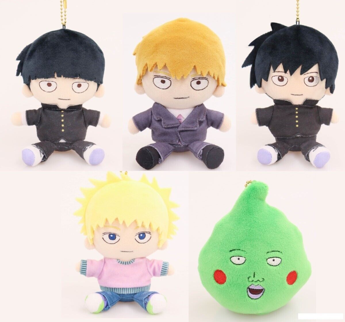 Mob Psycho 100 Teruki Hanazawa Mini Plush w/ Ballchain Munyugurumi BC Japan LTD