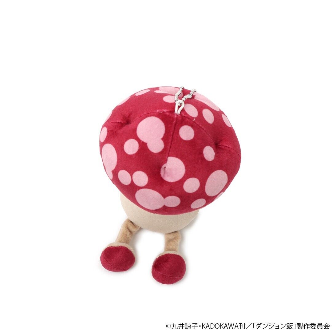 Delicious in Dungeon Walking Mushroom Mini Plush w/ Ballchain Japan Limited