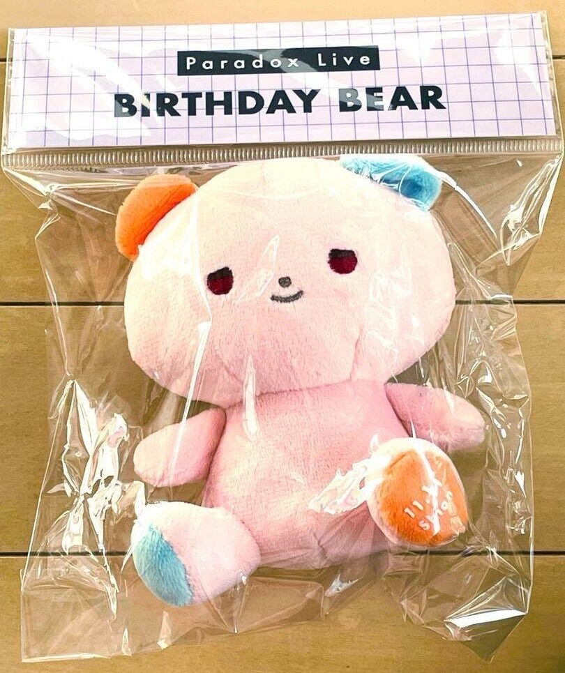 Paradox Live BIRTHDAY BEAR Goku Luck Shion Kaida Plush 2024 Japan Limited