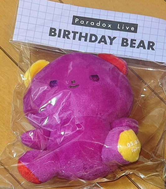 Paradox Live BIRTHDAY BEAR AKYR Iori Suiseki Plush 2024 Japan Limited