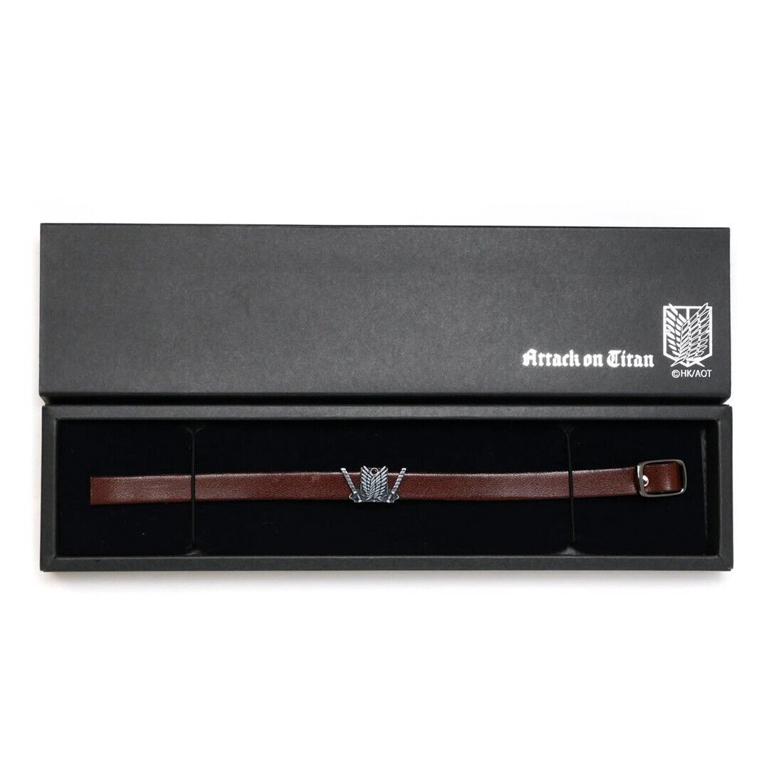 Attack on Titan Hange Zoe Leather Bracelet Japan Limited