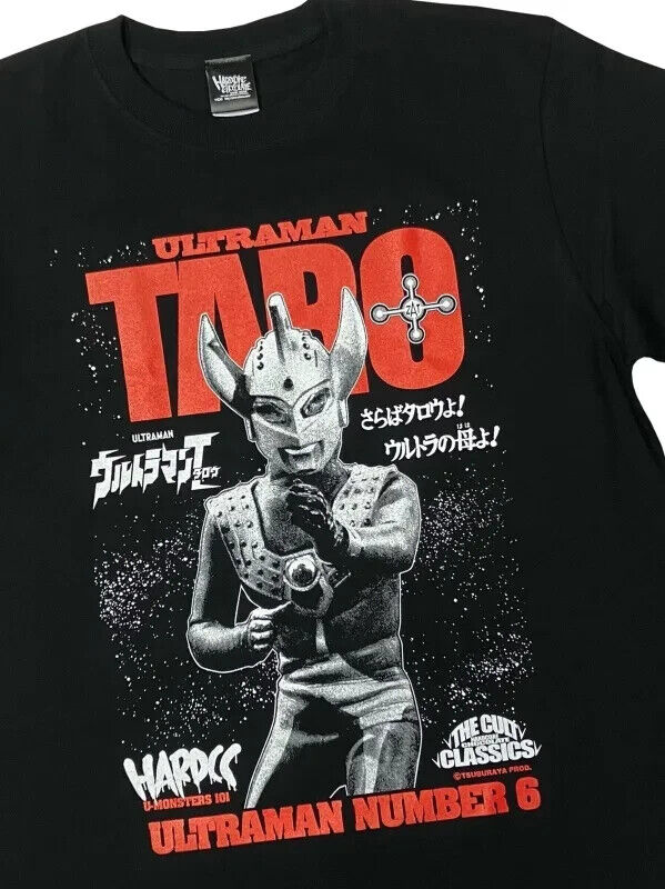 Ultraman Taro T-shirt Black XL Size Unisex Tokusatsu Sci-Fi Tsuburaya Japan