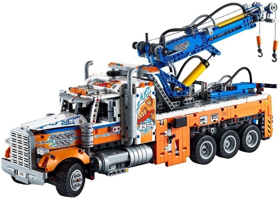 LEGO Technic Large Tow Truck 42128 Crane Building Set, Engineering Series Japan