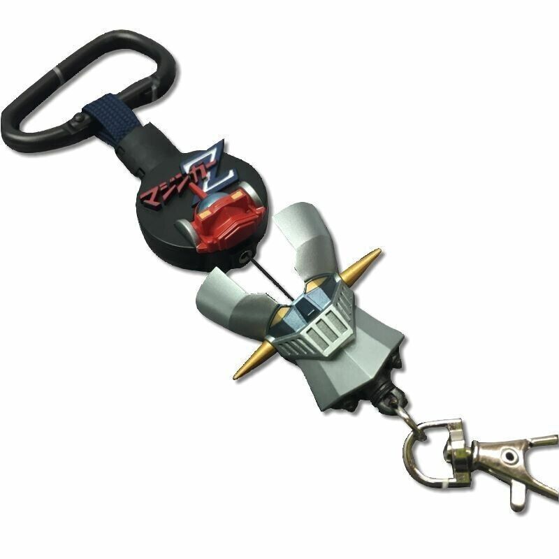 Mazinger Z Go Nagai Reel Carabiner Key Ring Japan Limited