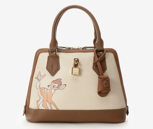 Disney 100th Anniversary Bambi 2way Shoulder Bag Leather Women Samantha Japan