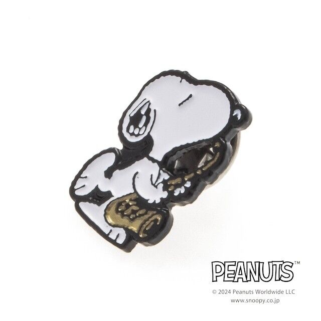 Peanuts Snoopy Saxophone Lapel Pins Brooch Japan Limited