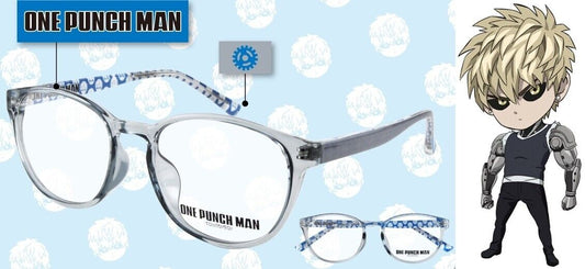 One-Punch Man Genos Model Glasses Frame Pantoscopic Dot Japan Limited Cosplay