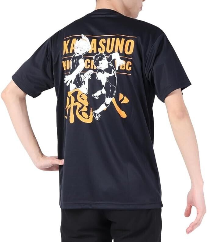 Haikyuu!! Haikyu Karasuno Shoyo Hinata & Tobio Kageyama Sports T-shirt L Size