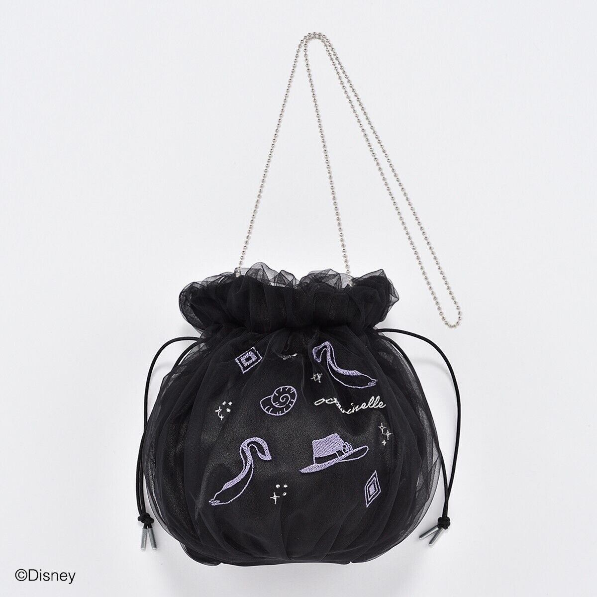 Disney Twisted Wonderland Octavinelle Sheer Pochette Drawstring Shoulder Bag