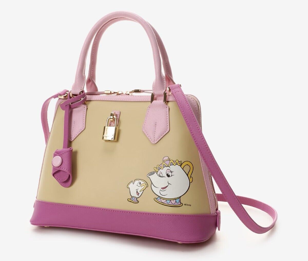 Disney 100th Anniversary Beaty and the Beast Mrs Potts Chip 2way Shoulder Bag