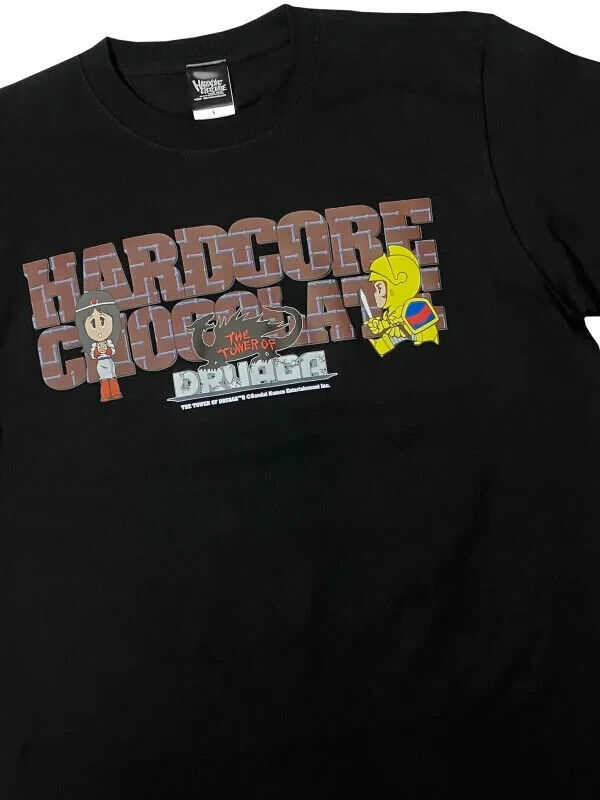 The Tower of Druaga T-shirt Black L Size Namco Japan Videogame