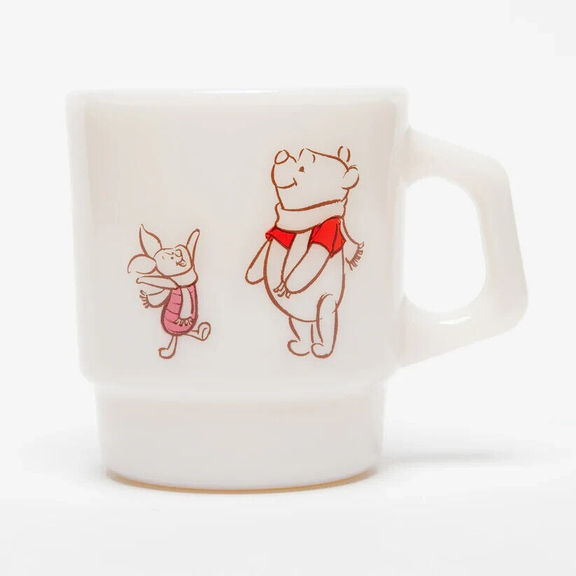 Disney Winnie the Pooh Winter Fire-King Stacking Mug Cup