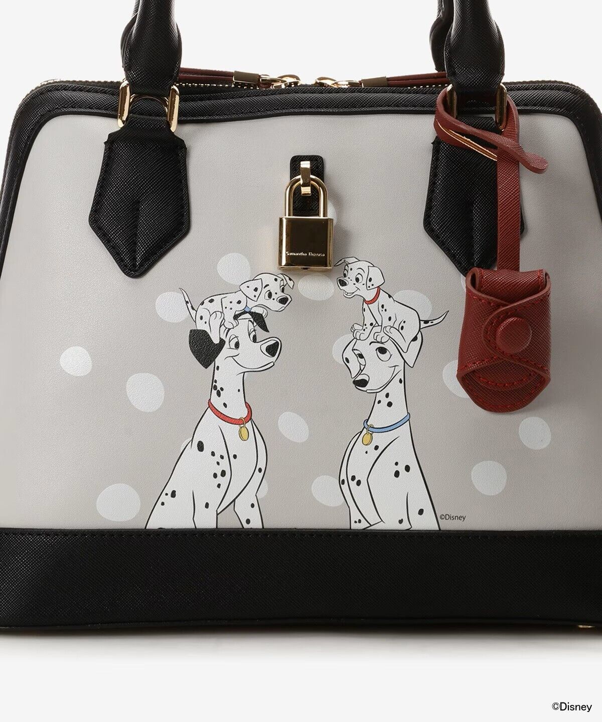 One Hundred and One 101 Dalmatians Pongo Perdita 2way Shoulder Bag Leather Women