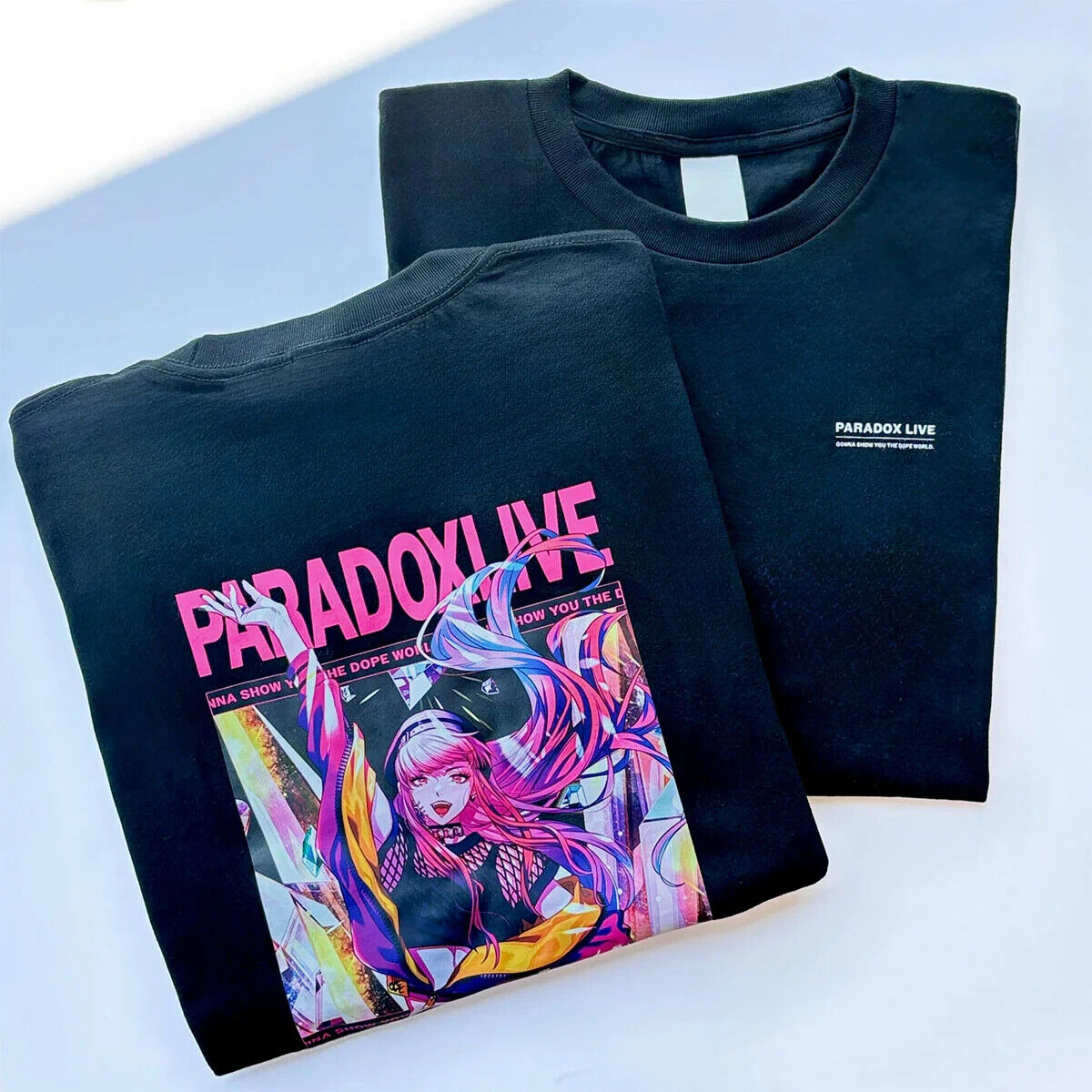 Paradox Live AMPRULE Dongha Yeon Phantometal T-shirt Back Print Unisex Japan LTD