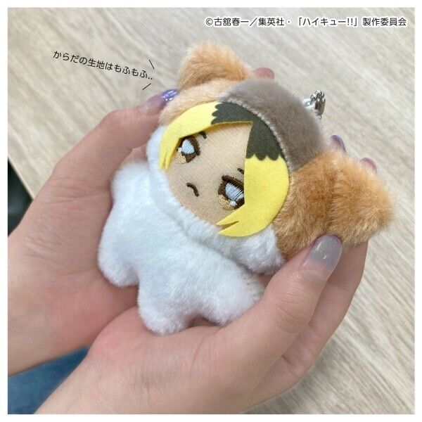 Haikyuu!! Haikyu Korai Hoshiumi Mini Plush w/ Ballchain Chimikemo Animal Furry