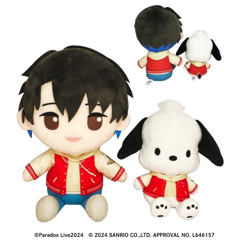 Paradox Live Goku Luck Yuto Inukai Sanrio Pochacco Plush Set Japan Limited