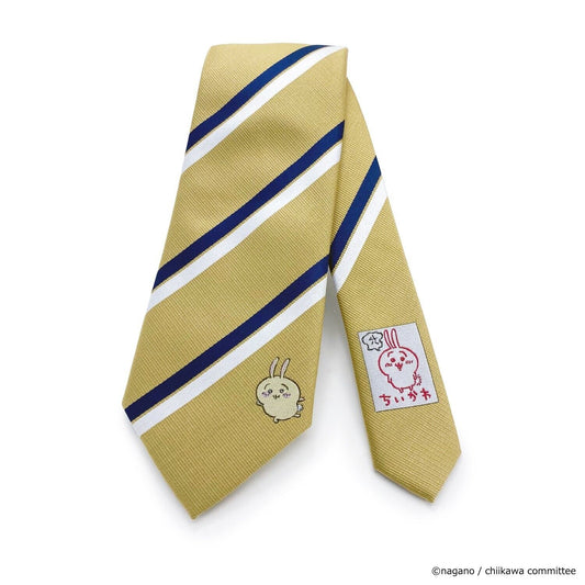 Chiikawa Usagi Tie Necktie Stripe Yellow Japan Limited Cosplay