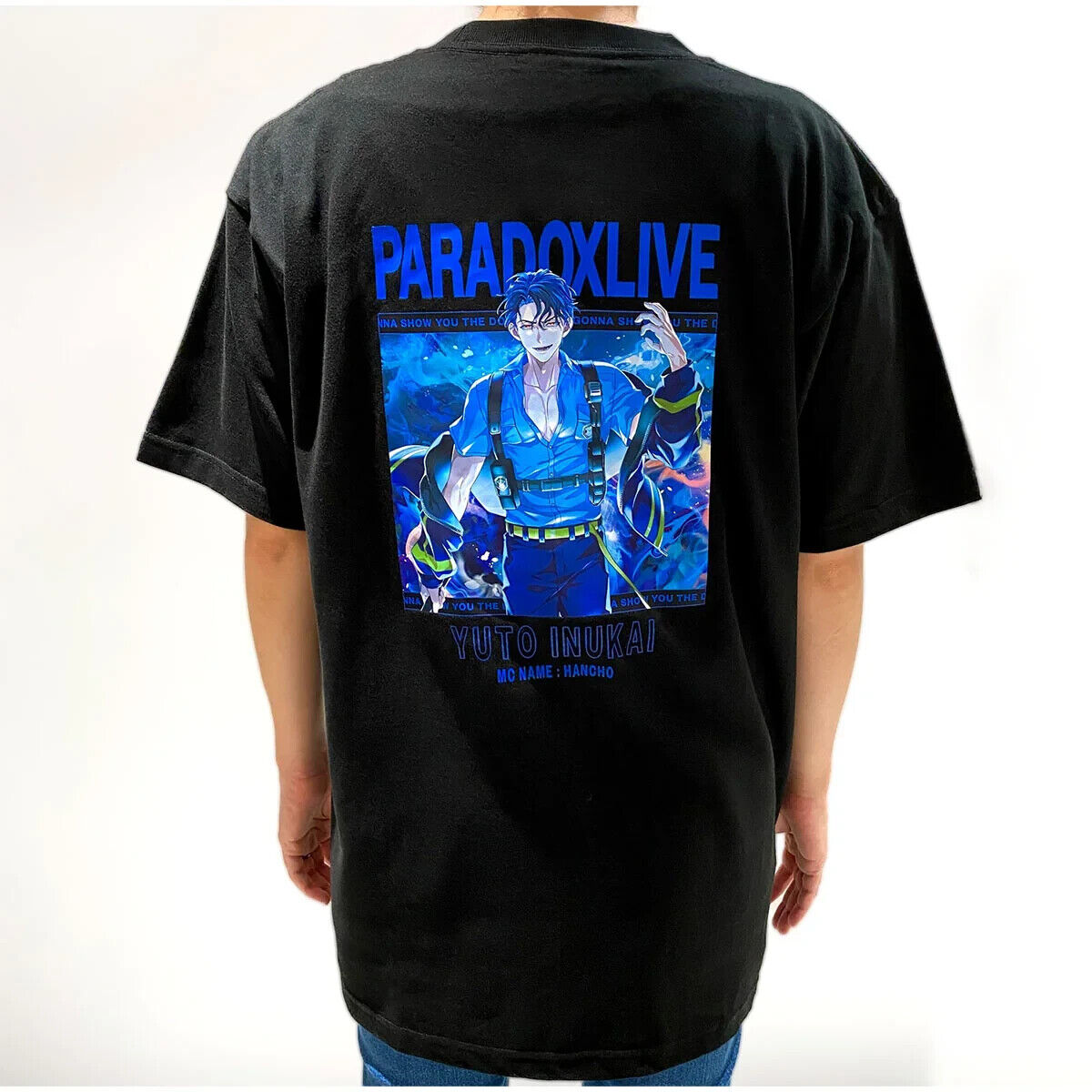 Paradox Live AMPRULE Chungsung Baek Phantometal T-shirt Back Print Unisex Japan