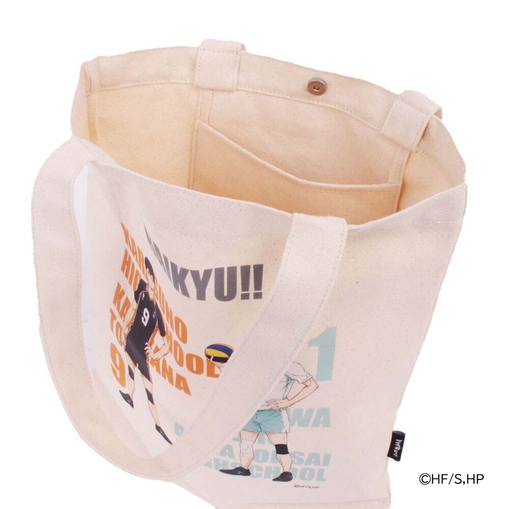 Haikyuu!! Haikyu Tobio Kageyama & Tooru Oikawa Tote Bag Canvas 41x36cm Japan LTD