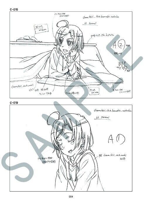 My Teen Romantic Comedy SNAFU Too! Key Frame Collection Book Vol.2 Art Animation