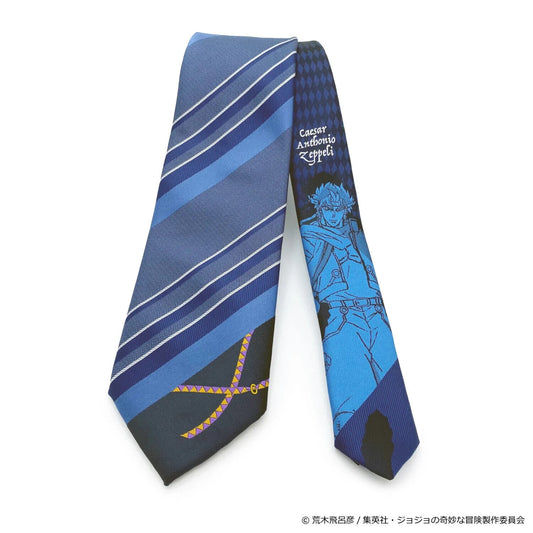 JoJo's Bizarre Adventure Pt.2 Caesar Anthonio Zeppeli Tie Necktie Blue Japan LTD