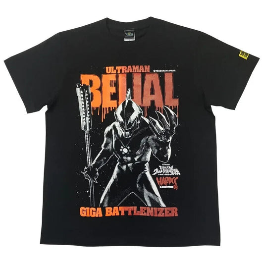 Ultraman Belial T-shirt Black XL Size Unisex Tsuburaya Tokusatsu Sci-Fi Japan