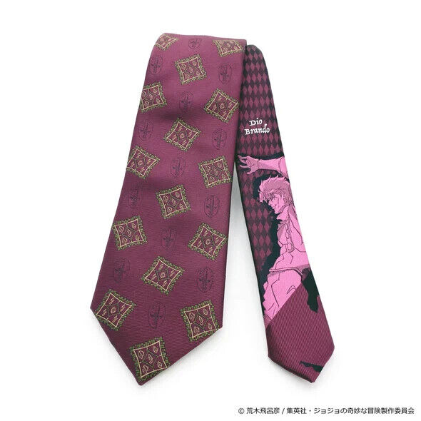 JoJo's Bizarre Adventure Pt.1 Phantom Blood Dio Brando Tie Necktie Wine Japan