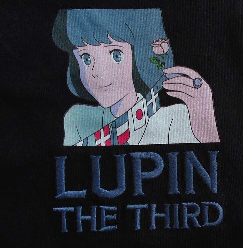 Lupin III the 3rd Third Castle of Cagliostro T-shirt Long Sleeve L Size Unisex