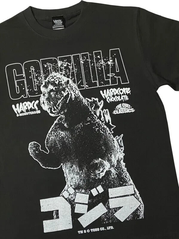 Godzilla 1954 Kaiju T-shirt Sumi XL Size Unisex Tokusatsu Sci-Fi Japan