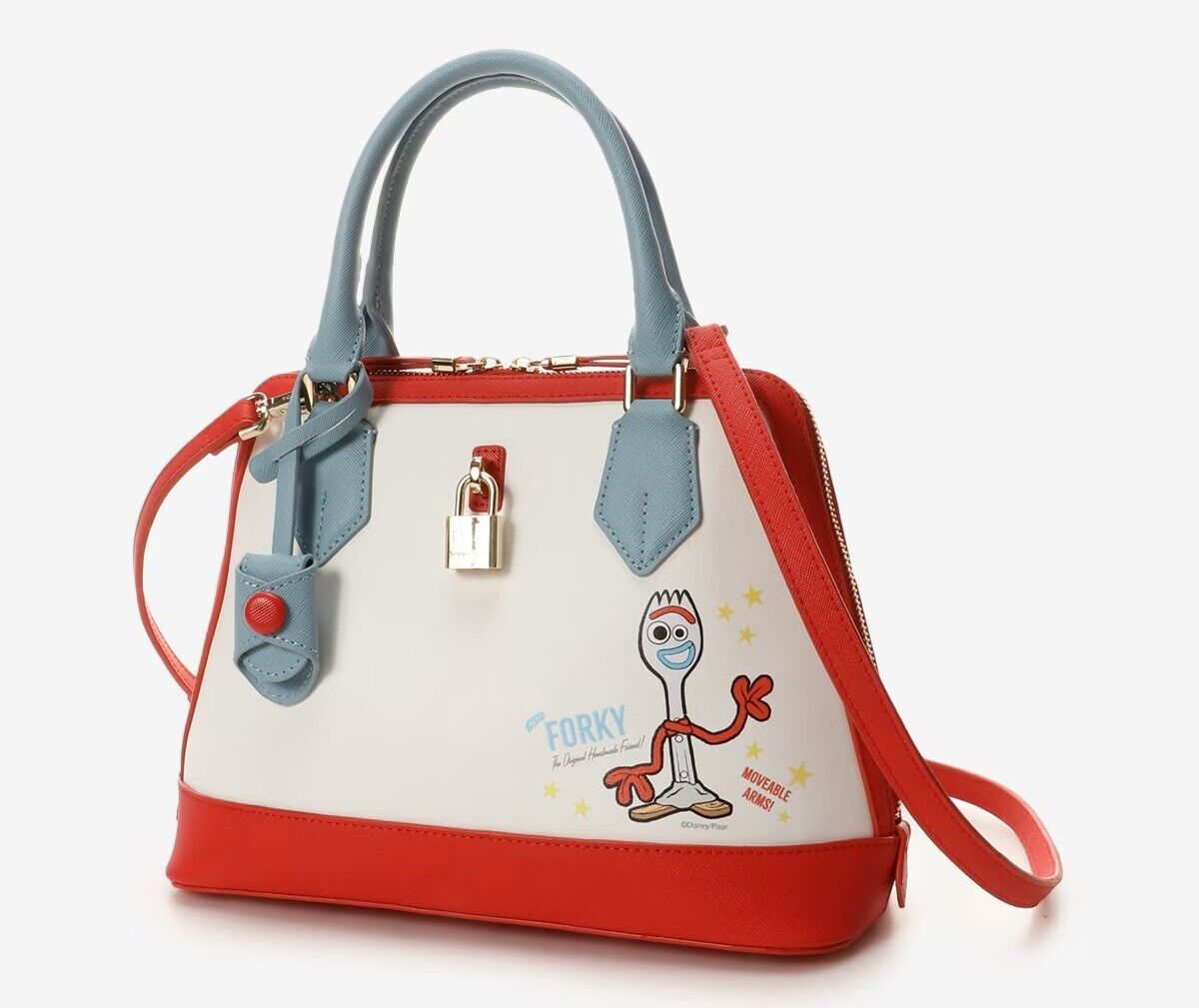 Disney 100th Anniversary Pixar Toy Story Forky 2way Shoulder Bag Leather Women