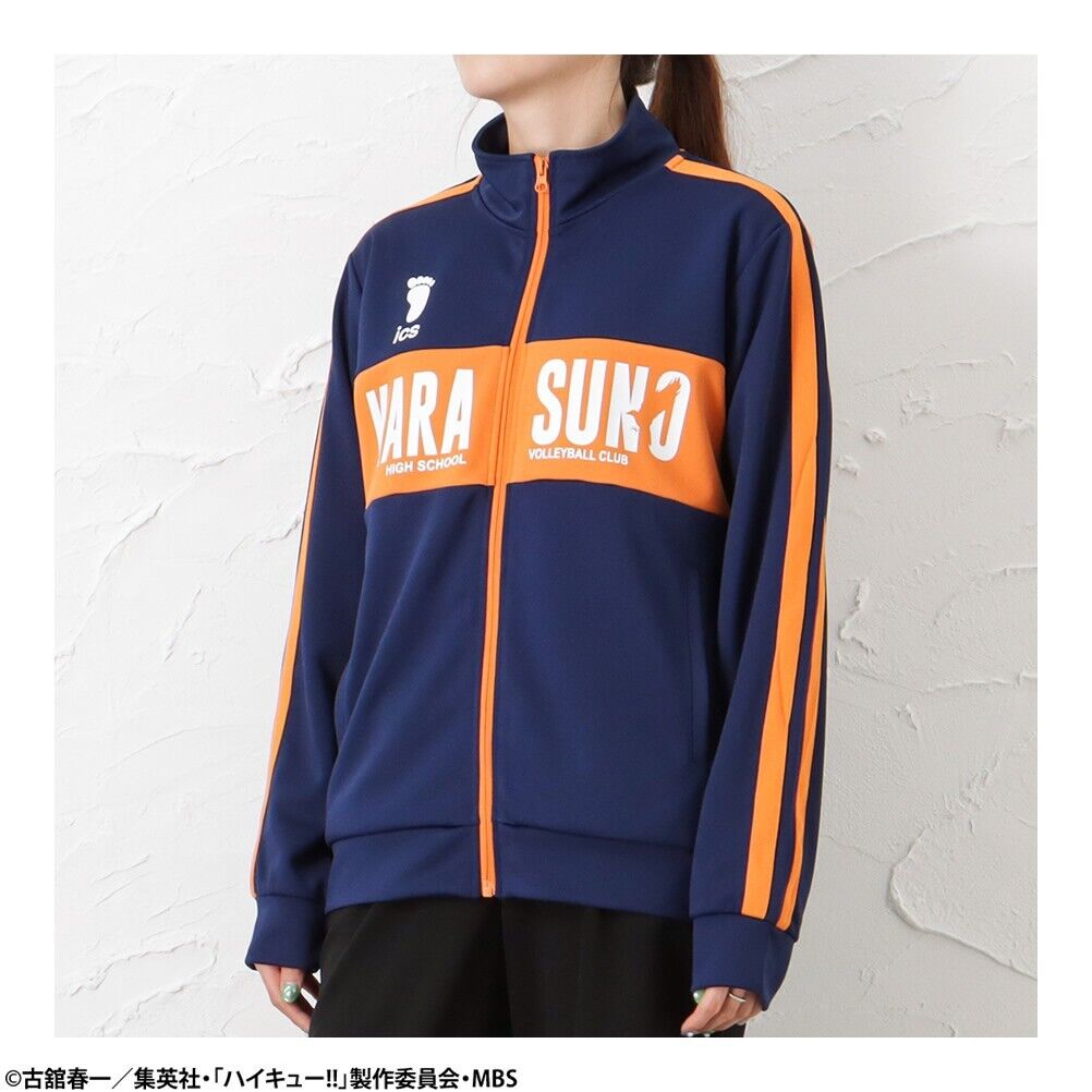 Haikyuu!! Haikyu Karasuno High School Track Jacket Jersey Navy Unisex XL Size