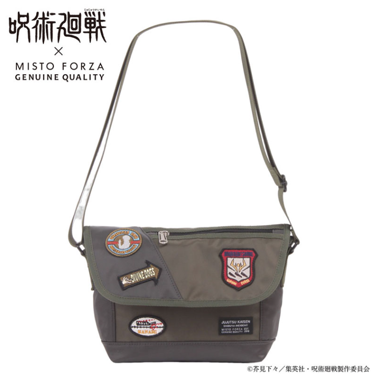 Jujutsu Kaisen x MISTOFORZA Shoulder Bag Mini Shoulder Khaki W20×H20×D12cm NEW