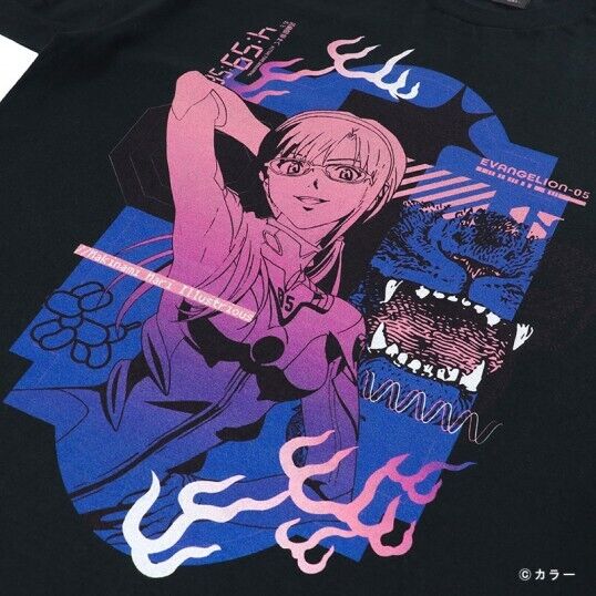 Evangelion Mari Illustrious Makinami T-shirt Long Sleeve 2XL Size Unisex Japan