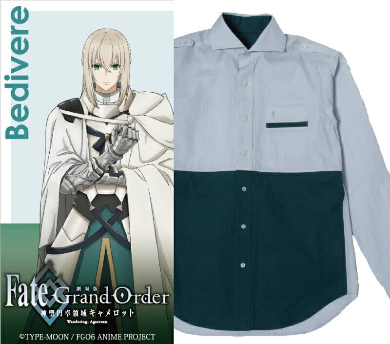 Fate Grand Order Divine Realm of the Round Table Camelot Bedivere Casual Shirt L