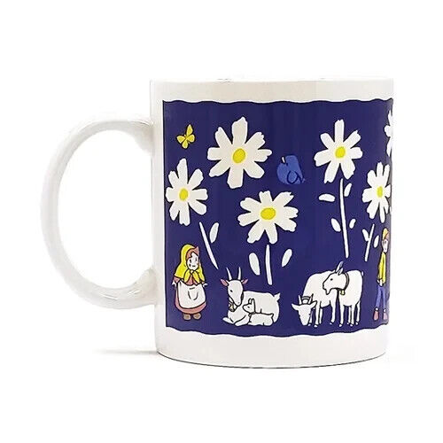 Heidi Girl of the Alps Flower Mug Cup Porcelain Japan Limited