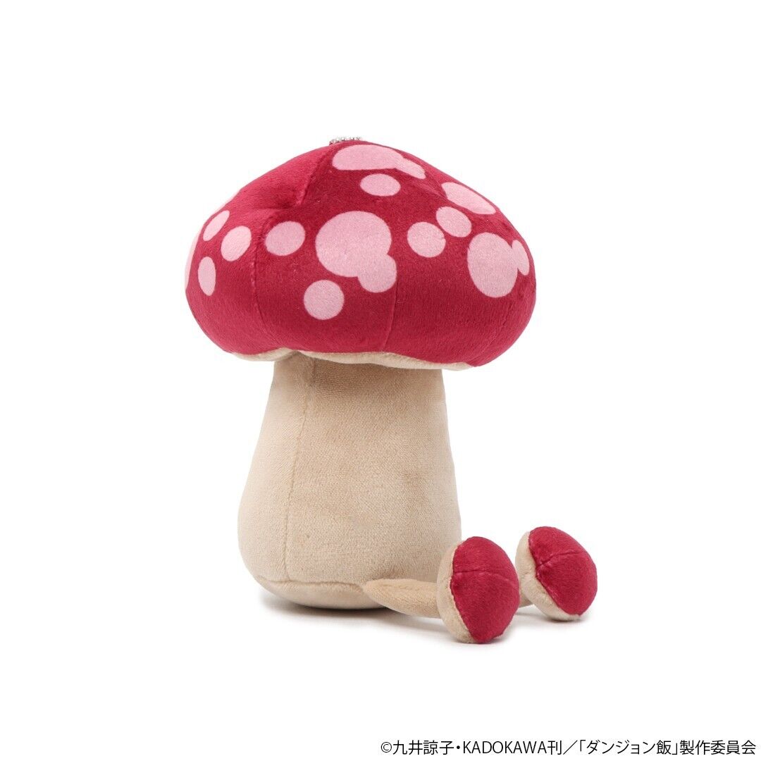 Delicious in Dungeon Walking Mushroom Mini Plush w/ Ballchain Japan Limited