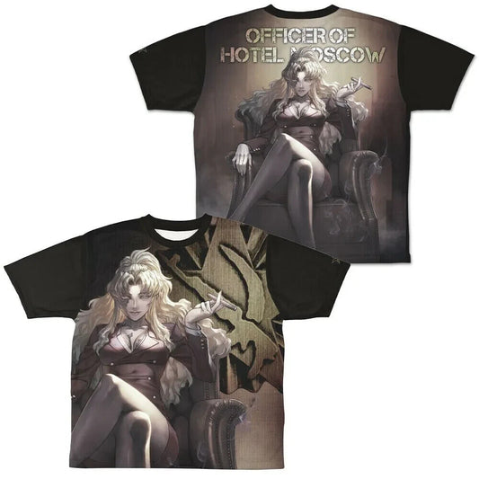 Black Lagoon Balalaika Full Graphic T-shirt L Size Japan Limited Cosplay