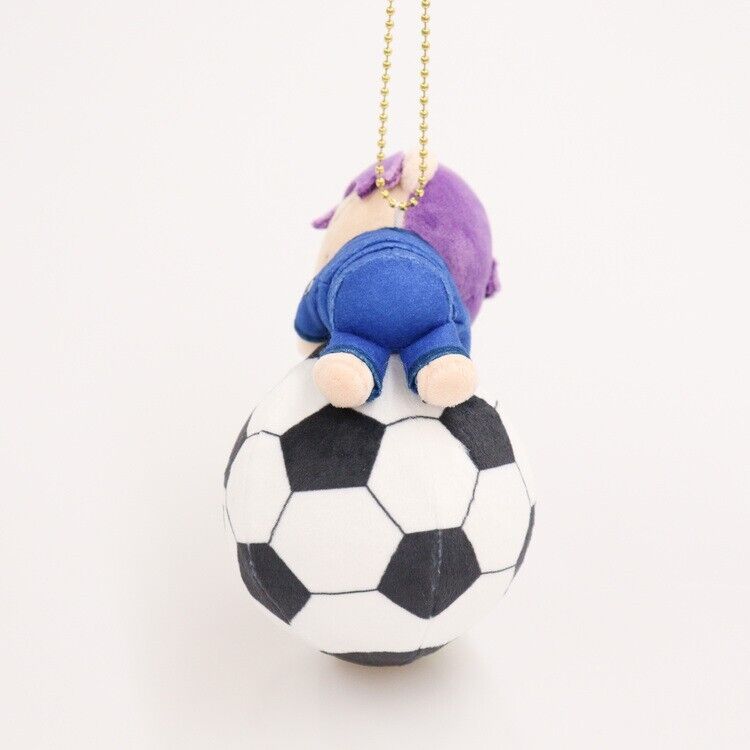 Blue Lock Reo Mikage Soccer Ball Squeeze Mini Plush w/ Ballchain Japan Limited