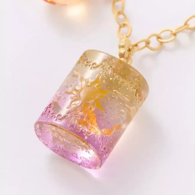 Disney Princess Tangled Rapunzel Lantern Necklace Pendant Q-pot Japan