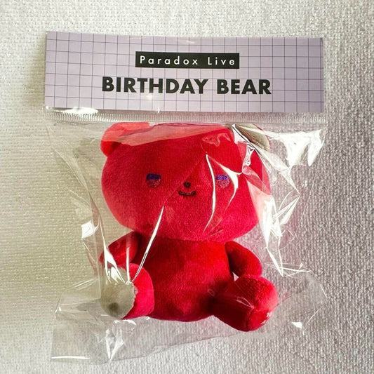 Paradox Live BIRTHDAY BEAR BAE Allen Sugasano Plush Japan Limited