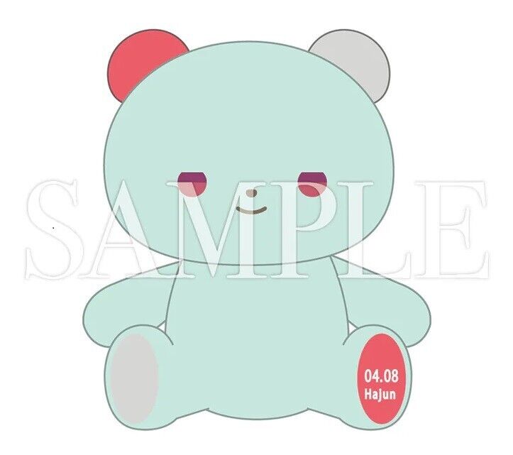 Paradox Live BIRTHDAY BEAR BAE Hajun Yeon Plush Japan Limited