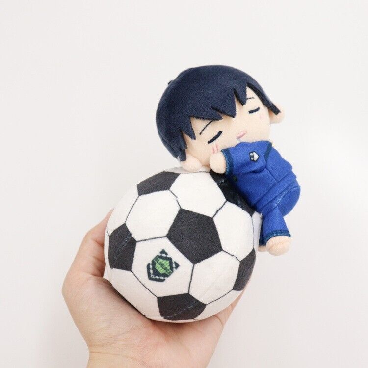 Blue Lock Seishiro Nagi Soccer Ball Squeeze Mini Plush w/ Ballchain Japan L