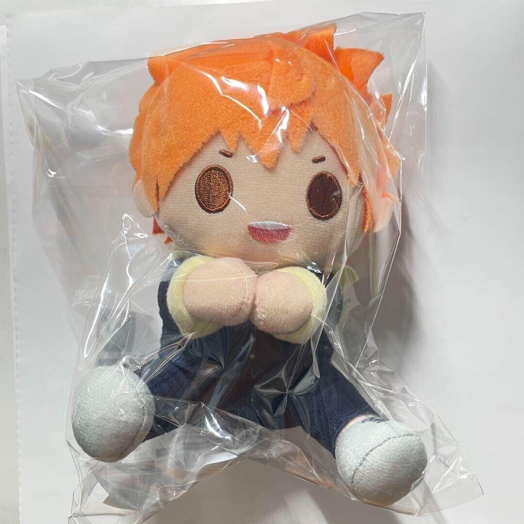 Haikyuu!! Haikyu Shoyo Hinata Pitanui Snuggle Plush w/ Ballchain Japan Limited