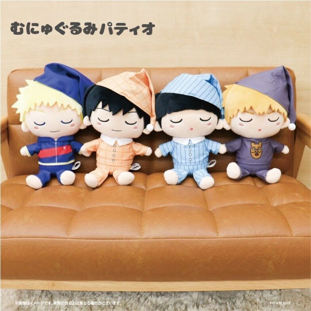 Mob Psycho 100 Ritsu Kageyama Pajama Plush Doll 20cm Munyugurumi S Japan Limited