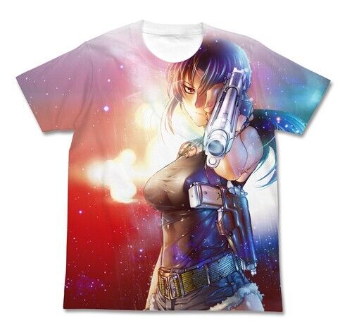 Black Lagoon Revy Full Graphic T-shirt XL Size Unisex Japan Limited